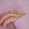 Custom Oval Shape Ballerina Oval Diamond Mosaic Ring