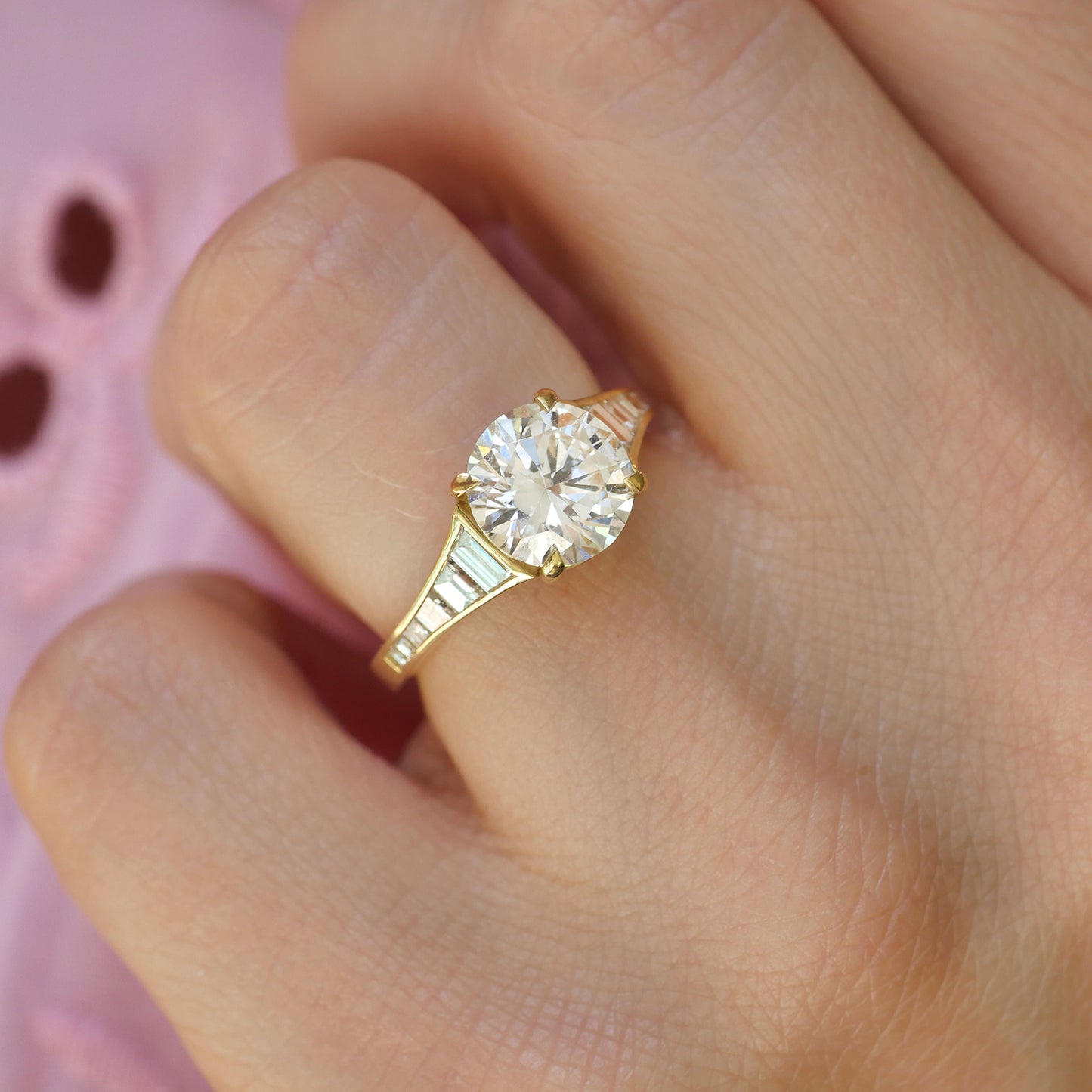 Soleil Diamond Ring
