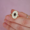 Custom Oval Shape Ballerina Oval Diamond Mosaic Ring