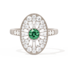 Oval Ballerina Round Center 0.35 ctw