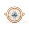 Pear & Baguette Round with Halo