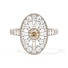 Oval Ballerina Round Center 0.35 ctw