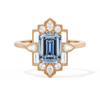 Pear Deco with 8x6 Emerald Cut