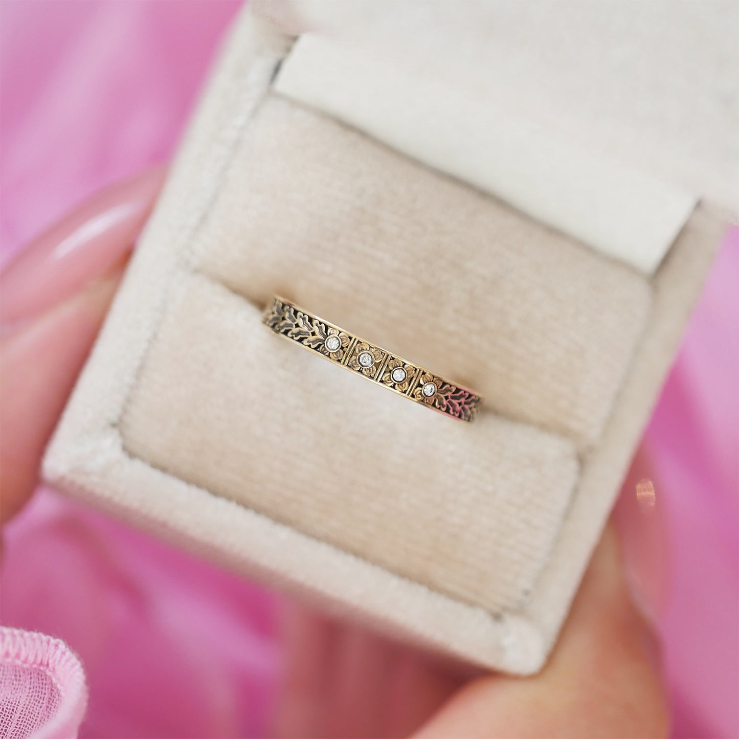 Nightbloom Wedding Band