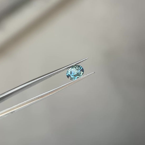 2.07 Oval Blue Green Sapphire
