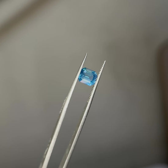2.50 Emerald Unheated Opalescent Teal Sapphire