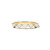 Half Moon Lace Diamond Mosaic Band