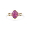 Oval Purple Pink Sapphire Astra Ring