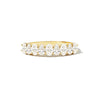Oval & Pear Diamond Mosaic Band