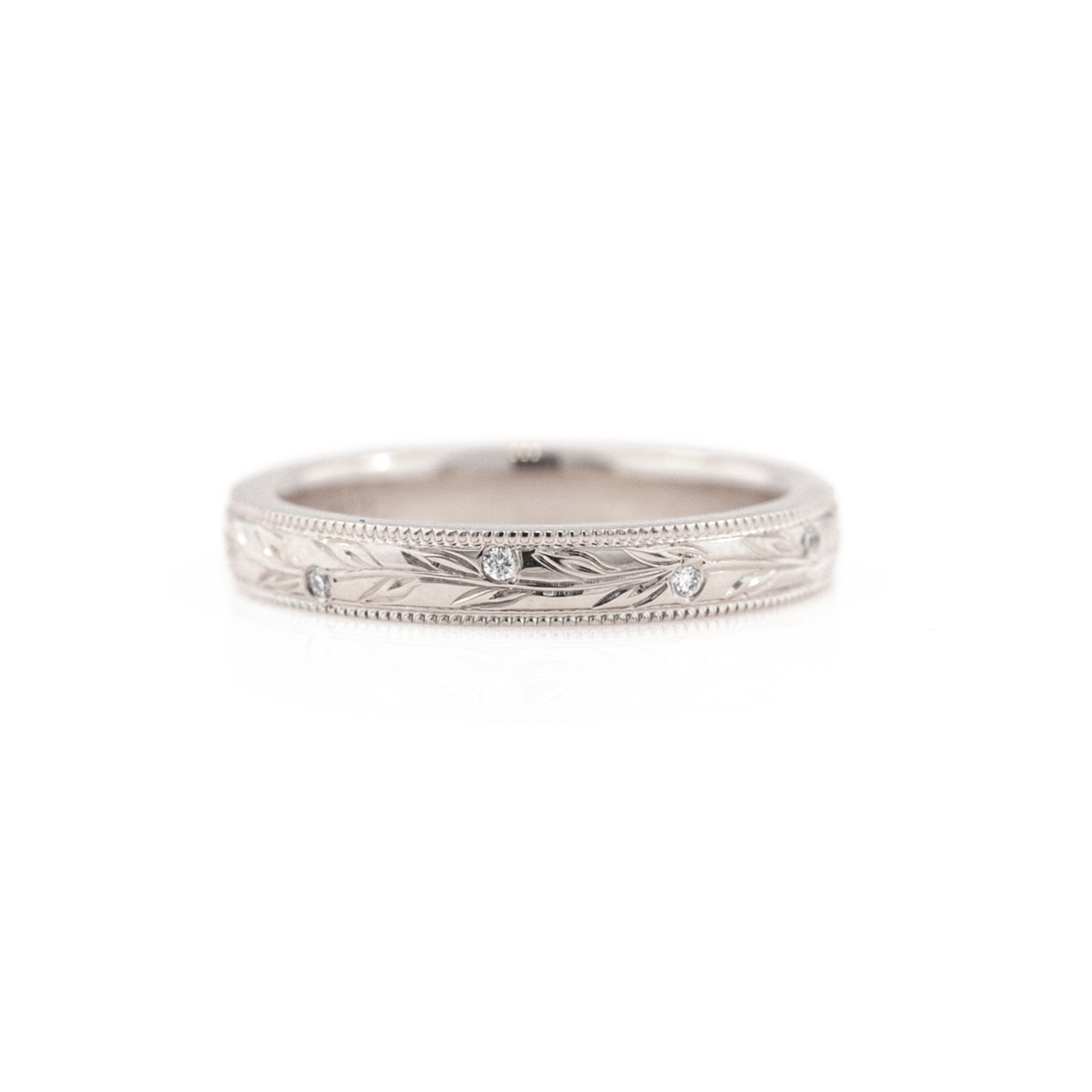 Women's Olive Branch Wedding Ring