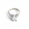 Custom Oval Diamond Micro Pavé Ring