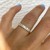 Baguette & Pear Diamond Mosaic Band