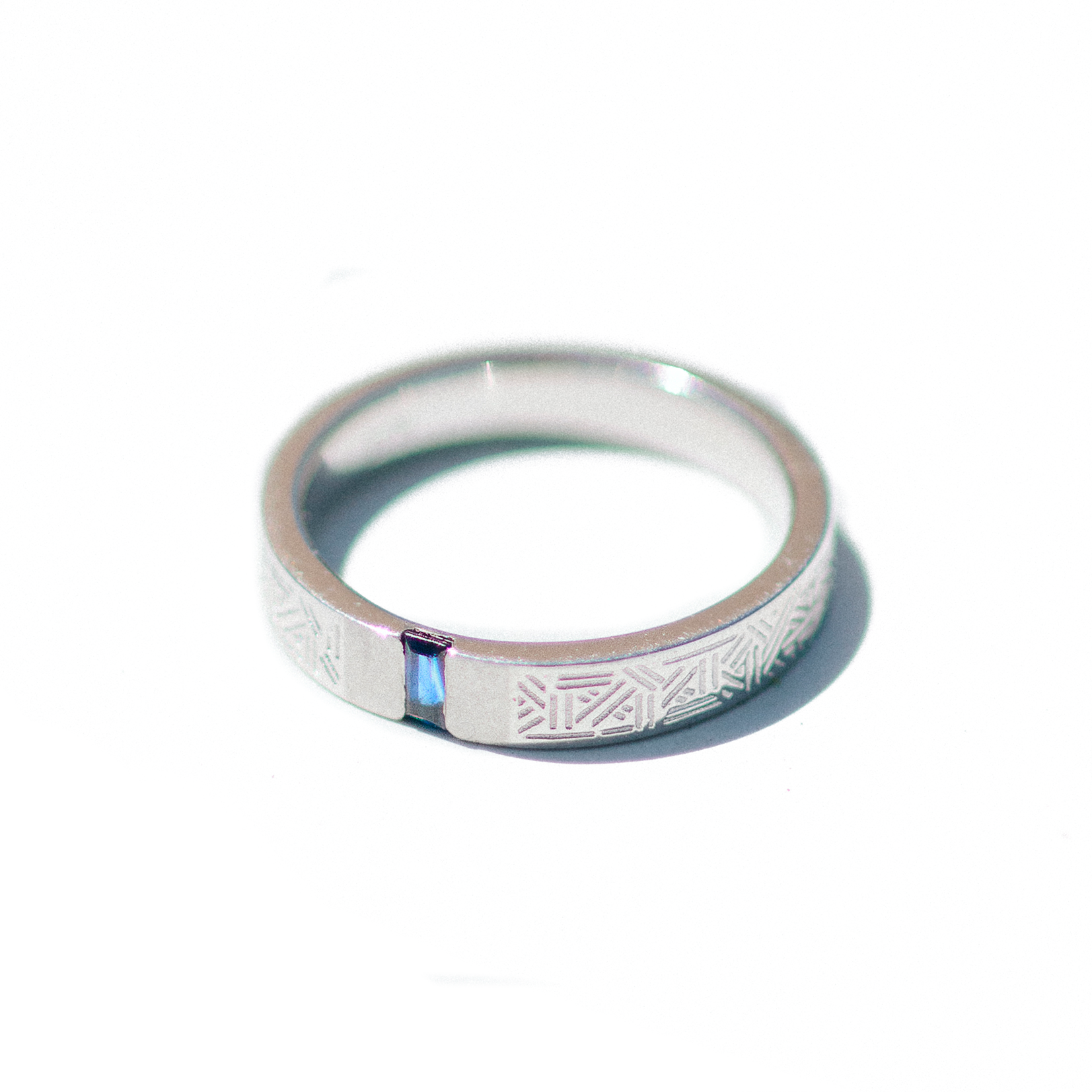 Custom Engraved Platinum Custom Wedding Rings