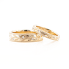 Custom Diamond Olive Branch Couples Wedding Ring Set