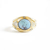 Custom Turquoise & Diamond Stacking Ring Set