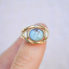 Custom Turquoise & Diamond Stacking Ring Set