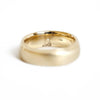 Custom Stag Head with Diamond Eye Engraved Mens Wedding Band