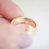 Custom Stag Head with Diamond Eye Engraved Mens Wedding Band