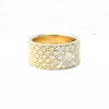 Custom Antique Star Wide Diamond RIng