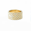 Custom Antique Star Wide Diamond RIng