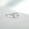 Custom Rose Cut Diamond Cluster Engagement Ring