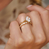 Custom Marquise & Round Eternity Diamond Wedding Ring