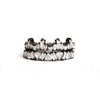 Custom Black Rhodium Stacking Ring Set