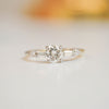 Custom Round Baguette & Pear Diamond Ring