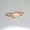 Custom Rose Gold Diamond Vine Ring
