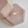 Custom Rose Gold Diamond Vine Ring
