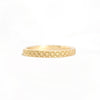 textured gold ring