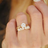 Marquise & Round Lily Diamond Mosaic Band