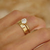 5mm Notched Triangle Ring