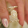 Custom Oval & Trillion Ballerina Diamond Mosaic