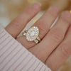 Oval Shape Ballerina Oval Diamond Mosaic Ring