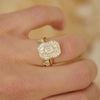 Emerald Cut Ballerina Diamond Mosaic Ring