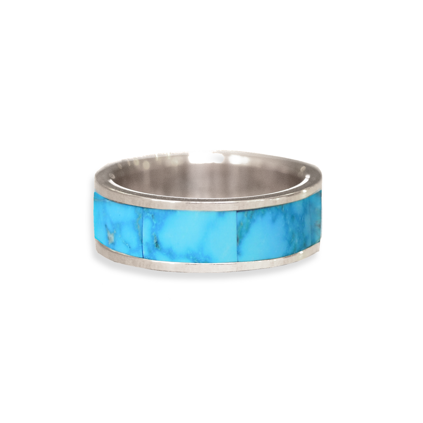 Turquoise Inlay Wedding Ring