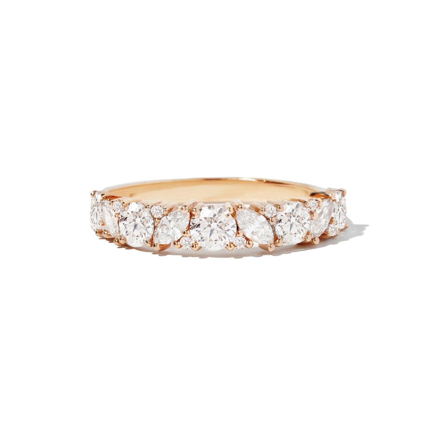 Luxe Marquise Diamond Mosaic Confetti Band