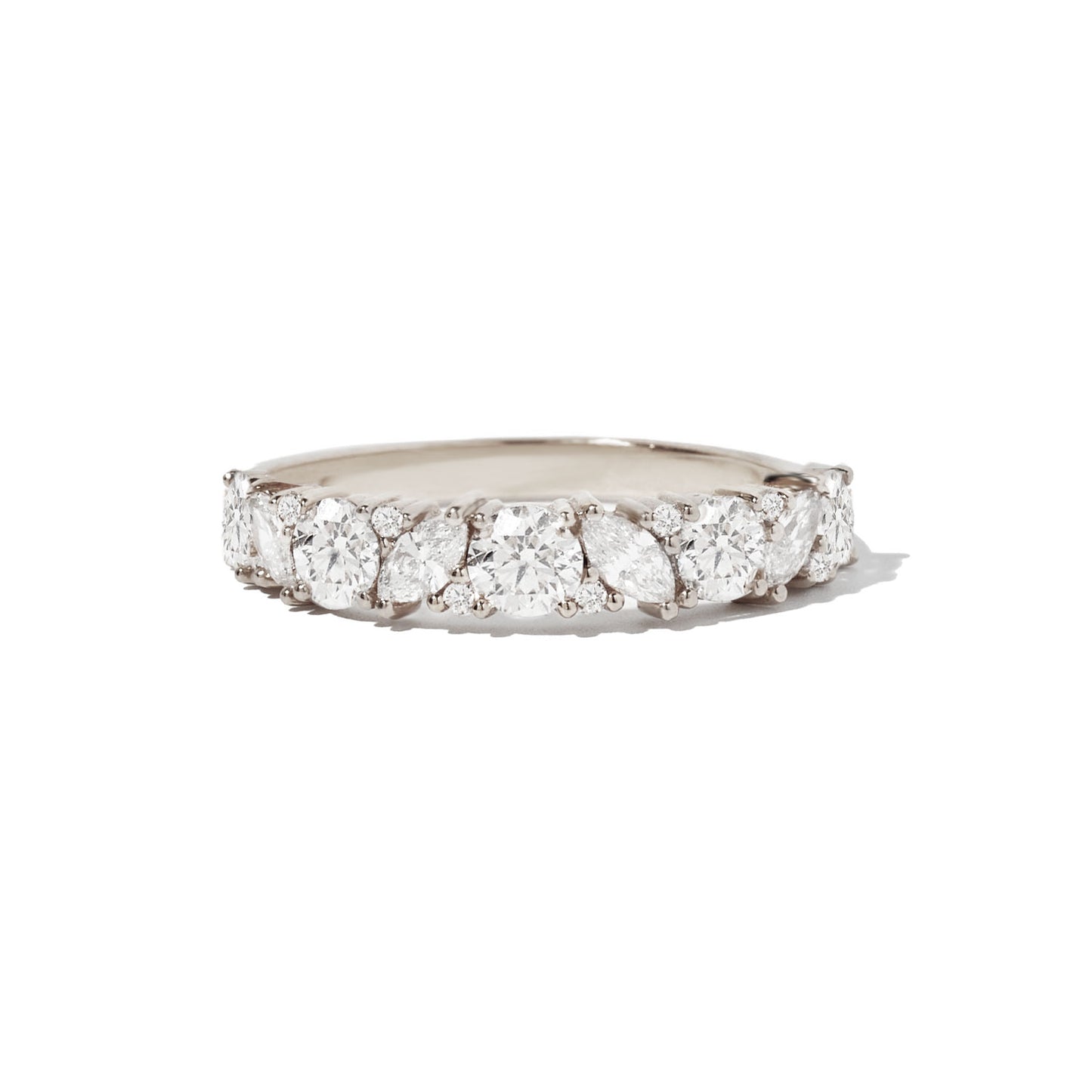 Luxe Marquise Diamond Mosaic Confetti Band