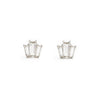 Baguette Diamond Mosaic Studs