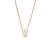 Oval Shape Feather Brilliant Cut Diamond Mosaic Pendant
