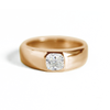 Cushion Diamond Signet Ring