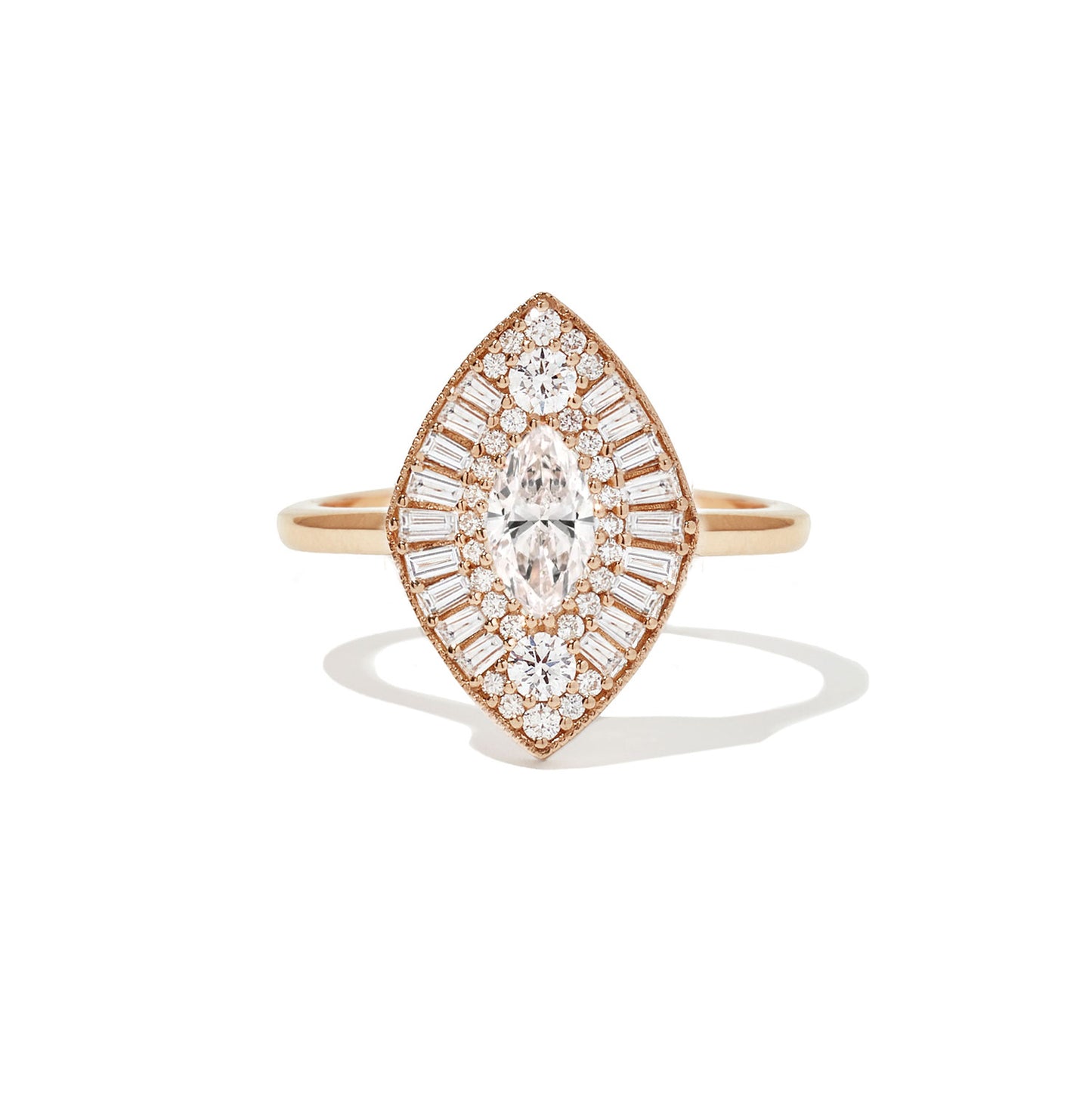 Marquise Ballerina Diamond Mosaic Ring