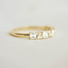 Asscher Cut Diamond Mosaic Confetti Band
