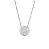 Round Shape Brilliant Cut Diamond Mosaic Pendant