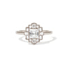Deco Asscher Cut Diamond Mosaic Ring