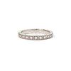 2mm Notched Deco Diamond Eternity Ring