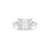 The Peacock Moissanite Diamond Mosaic Ring