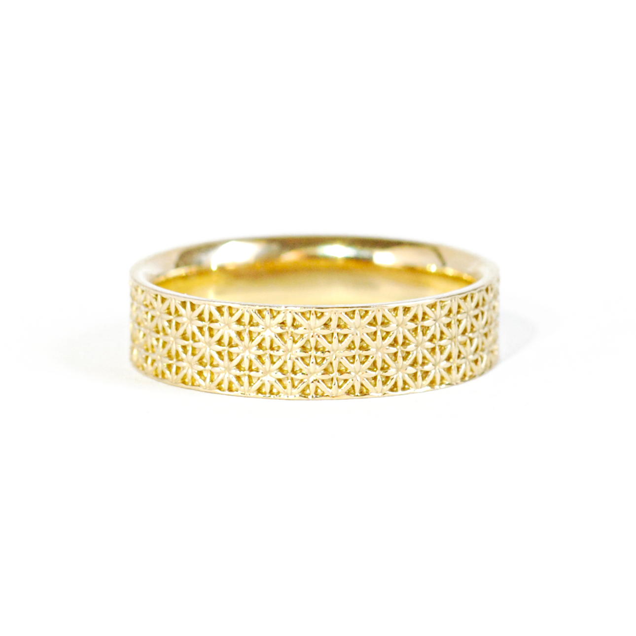 6mm Deco Antique Star Ring