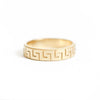 Deco Greek Pattern Band Ring